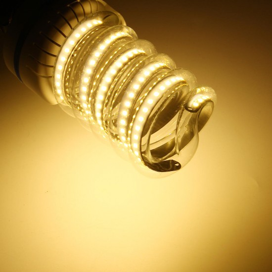 Spiral Style E27 5W-30W LED Bright Energy Saving Warm White Light Bulb AC86-245V