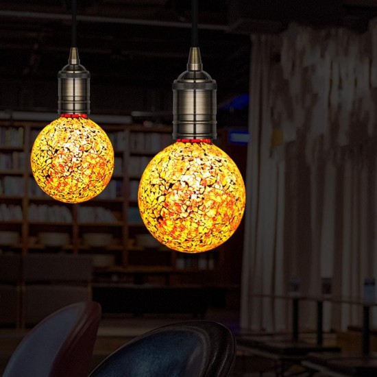TFN-G125XC E27 4W 2700K SMD2835 G125 Tiffany Glass Retro 3D Art LED Light Bulb Home Hotel Lamp AC85-265V TFN-G125XC E27 4W 2700K SMD2835 G125 Tiffany Glass Retro 3D Art LED Light Bulb Home Hotel Lamp AC85-265V