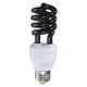 UV Ultraviolet Spiral Low Energy Saving CFL Light Bulb E27 Screw Black Light Bulb 220V