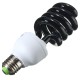 UV Ultraviolet Spiral Low Energy Saving CFL Light Bulb E27 Screw Black Light Bulb 220V