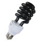 UV Ultraviolet Spiral Low Energy Saving CFL Light Bulb E27 Screw Black Light Bulb 220V