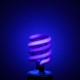 UV Ultraviolet Spiral Low Energy Saving CFL Light Bulb E27 Screw Black Light Bulb 220V
