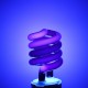 UV Ultraviolet Spiral Low Energy Saving CFL Light Bulb E27 Screw Black Light Bulb 220V