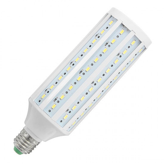 ZX E27 18W SMD5730 1500-2000LM Super Brightness Pure White LED Corn Light Bulb AC/DC12-60V