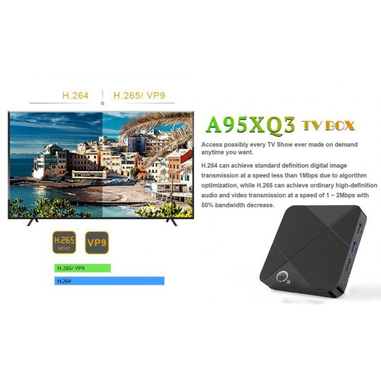 Q3 Foreign trade intelligent network player popular set-top box TV BOX HD wireless on-demand