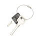 100Pcs Stainless Steel Wires Keychains Carabiner Key Rings Cables Outdoor Hiking 100Pcs Stainless Steel Wires Keychains Carabiner Key Rings Cables Outdoor Hiking