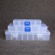 10/15/24 Grids Plastic Jewelry Box Organizer Storage Container Adjustable Dividers Storage Case