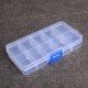 10/15/24 Grids Plastic Jewelry Box Organizer Storage Container Adjustable Dividers Storage Case