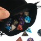 105 Pcs Dice Set Polyhedral Dices 7 Color Role Playing Table Game With Cloth Game Multi-sied Dice