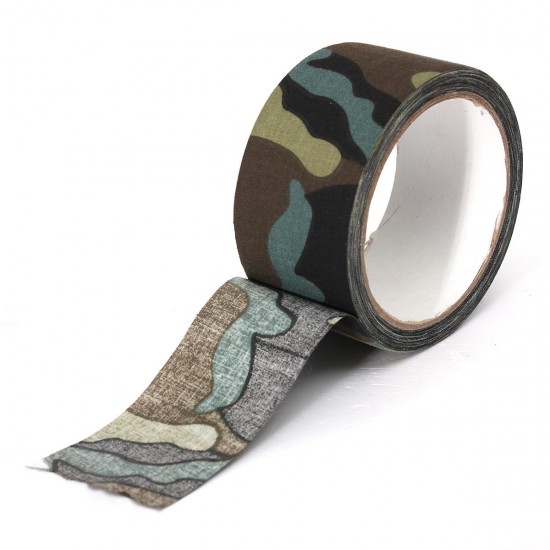 10M Camouflage Wrap Tape Camo Tape Duct Waterproof Mutifunctional Fabric Camping Stealth Tape