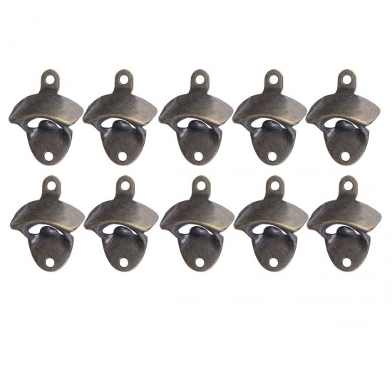 10pcs Bottle Openers Cast Iron Wall Mounted Bar Vintage Style Bars Bottle Opener 10pcs Bottle Openers Cast Iron Wall Mounted Bar Vintage Style Bars Bottle Opener