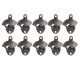 10pcs Bottle Openers Cast Iron Wall Mounted Bar Vintage Style Bars Bottle Opener