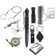 11 In 1 SOS Emergency Survival Kit EDC Tools Compass Fret Saw Flashlight Tactical Camping Hiking 11 In 1 SOS Emergency Survival Kit EDC Tools Compass Fret Saw Flashlight Tactical Camping Hiking