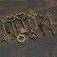 11Pcs Antique Vintage Old Look Skeleton Key Set Pendant Heart Bow Steampunk Lock 11Pcs Antique Vintage Old Look Skeleton Key Set Pendant Heart Bow Steampunk Lock