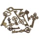 11Pcs Antique Vintage Old Look Skeleton Key Set Pendant Heart Bow Steampunk Lock 11Pcs Antique Vintage Old Look Skeleton Key Set Pendant Heart Bow Steampunk Lock