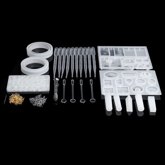 125CS DIY Bracelet Pendant Epoxy Mold Set Jewelry Pendant Silicone Mould Craft 125CS DIY Bracelet Pendant Epoxy Mold Set Jewelry Pendant Silicone Mould Craft