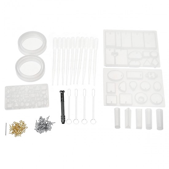 125CS DIY Bracelet Pendant Epoxy Mold Set Jewelry Pendant Silicone Mould Craft 125CS DIY Bracelet Pendant Epoxy Mold Set Jewelry Pendant Silicone Mould Craft