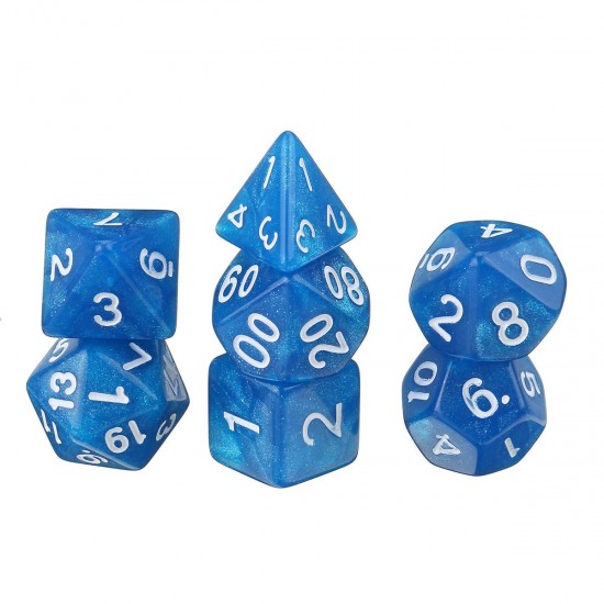 126PCS Polyhedral Dices Set For Dungeons & Dragons Dice Desktop RPG Game Dices 126PCS Polyhedral Dices Set For Dungeons & Dragons Dice Desktop RPG Game Dices