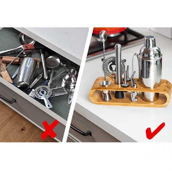 12pcs/set Stainless Steel Liquor Cocktail Shaker Bar Mixer 12pcs/set Stainless Steel Liquor Cocktail Shaker Bar Mixer