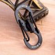 12th Anniversary VIP Special Edition - S Shape Plastic Steel Anti Theft Carabiner Keychain Hook Clip EDC Tool