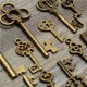 13pcs Antique Vintage Old Look Skeleton Key Lot Set Pendant Heart Bow Lock Steampunk Jewel 13pcs Antique Vintage Old Look Skeleton Key Lot Set Pendant Heart Bow Lock Steampunk Jewel