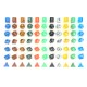 140 Pcs Polyhedral Dice Board RPG MTG Dice Set 20 Colors 4D 6D 8D 10D 12D 20D With 20 Pouch