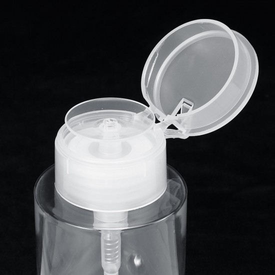 150/200/300ml Portable Nail Art Polish Makeup Remover Plastic Press Pump Dispenser Bottle Press Pump Empty Bottles 150/200/300ml Portable Nail Art Polish Makeup Remover Plastic Press Pump Dispenser Bottle Press Pump Empty Bottles