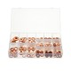 150pcs Copper Diesel Injector Washer Seal Assortment Set Fuel Injector Seal Ring 150pcs Copper Diesel Injector Washer Seal Assortment Set Fuel Injector Seal Ring