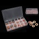 150pcs Copper Diesel Injector Washer Seal Assortment Set Fuel Injector Seal Ring 150pcs Copper Diesel Injector Washer Seal Assortment Set Fuel Injector Seal Ring