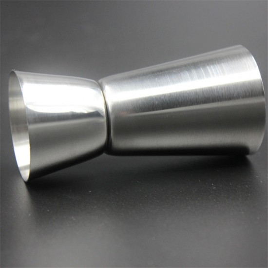 15/30ml 25/50ml Stainless Steel Cocktail Shaker Measure Cup Dual Shot Drink Spirit Measure Jigger Kitchen Bar Tools