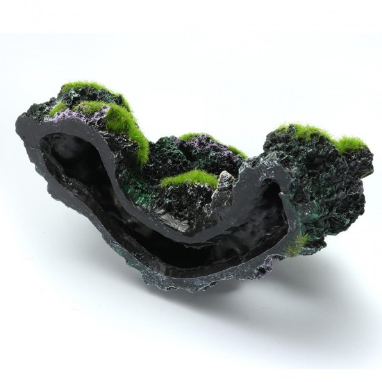 16x8.5x9cm New Resin Aquarium Coral Reef Rock Decor Aquarium Aquarium Conch Reef Moss Rockery Decorations 16x8.5x9cm New Resin Aquarium Coral Reef Rock Decor Aquarium Aquarium Conch Reef Moss Rockery Decorations