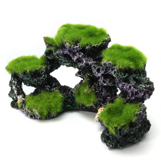 16x8.5x9cm New Resin Aquarium Coral Reef Rock Decor Aquarium Aquarium Conch Reef Moss Rockery Decorations 16x8.5x9cm New Resin Aquarium Coral Reef Rock Decor Aquarium Aquarium Conch Reef Moss Rockery Decorations