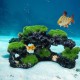 16x8.5x9cm New Resin Aquarium Coral Reef Rock Decor Aquarium Aquarium Conch Reef Moss Rockery Decorations 16x8.5x9cm New Resin Aquarium Coral Reef Rock Decor Aquarium Aquarium Conch Reef Moss Rockery Decorations
