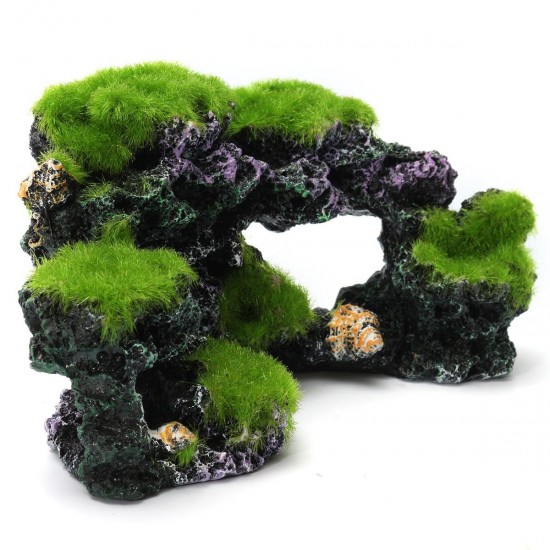 16x8.5x9cm New Resin Aquarium Coral Reef Rock Decor Aquarium Aquarium Conch Reef Moss Rockery Decorations 16x8.5x9cm New Resin Aquarium Coral Reef Rock Decor Aquarium Aquarium Conch Reef Moss Rockery Decorations