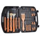 18 PCS Stainless-Steel Barbecue Set with Storage Case BBQ Grill Tool Accessories Kit For Camping Cookware Outdoor Activity 18 PCS Stainless-Steel Barbecue Set with Storage Case BBQ Grill Tool Accessories Kit For Camping Cookware Outdoor Activity