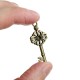 18Pcs Antique Bronze Key Retro Pendant Kit Necklace bracelet Anklet Decorations