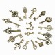 18Pcs Antique Bronze Key Retro Pendant Kit Necklace bracelet Anklet Decorations 18Pcs Antique Bronze Key Retro Pendant Kit Necklace bracelet Anklet Decorations
