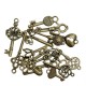 18Pcs Antique Bronze Key Retro Pendant Kit Necklace bracelet Anklet Decorations 18Pcs Antique Bronze Key Retro Pendant Kit Necklace bracelet Anklet Decorations