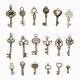 18Pcs Antique Bronze Key Retro Pendant Kit Necklace bracelet Anklet Decorations 18Pcs Antique Bronze Key Retro Pendant Kit Necklace bracelet Anklet Decorations