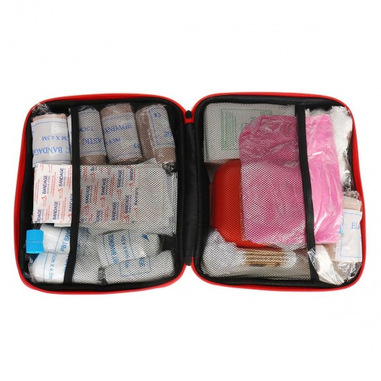 199Pcs Survival First Aid Kit Portable Outdoor Camping SOS Self-Defense Safety Emergency Tools Bag