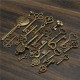 19Pcs Antique Vintage Old Look Skeleton Key Set Lot Pendant Heart Bow Lock Steampunk Jewel 19Pcs Antique Vintage Old Look Skeleton Key Set Lot Pendant Heart Bow Lock Steampunk Jewel