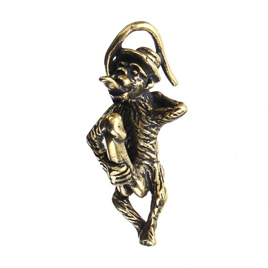 1pc Thai Amulet Paladkik Monkey Key Clip Chain Miniature Brass Magic Holy Wealthy Luck Gift Decor 1pc Thai Amulet Paladkik Monkey Key Clip Chain Miniature Brass Magic Holy Wealthy Luck Gift Decor