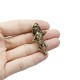 1pc Thai Amulet Paladkik Monkey Key Clip Chain Miniature Brass Magic Holy Wealthy Luck Gift Decor