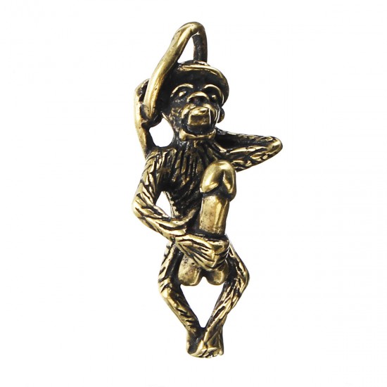 1pc Thai Amulet Paladkik Monkey Key Clip Chain Miniature Brass Magic Holy Wealthy Luck Gift Decor 1pc Thai Amulet Paladkik Monkey Key Clip Chain Miniature Brass Magic Holy Wealthy Luck Gift Decor