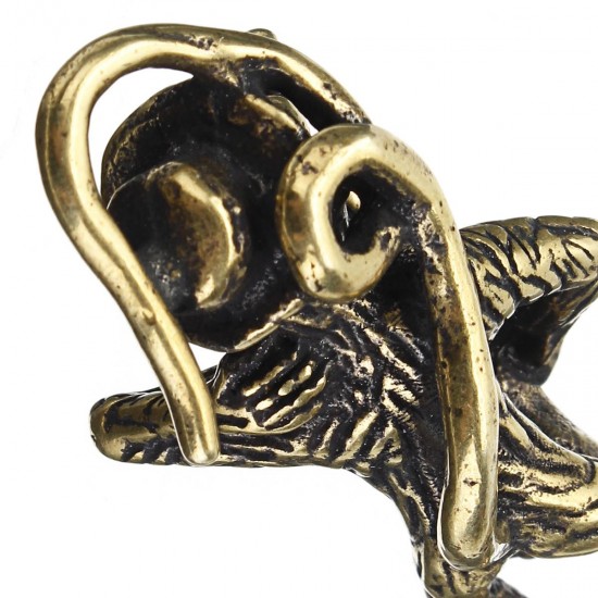 1pc Thai Amulet Paladkik Monkey Key Clip Chain Miniature Brass Magic Holy Wealthy Luck Gift Decor 1pc Thai Amulet Paladkik Monkey Key Clip Chain Miniature Brass Magic Holy Wealthy Luck Gift Decor