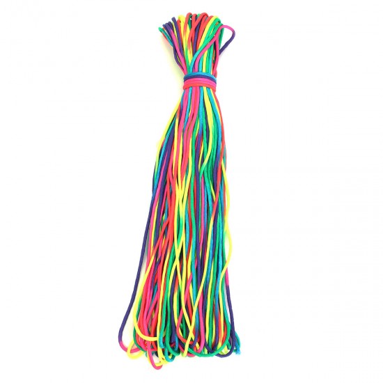 200ft Rainbow Color Paracord Rope 7 Strand Parachute Cord Camping Hiking EDC Rope