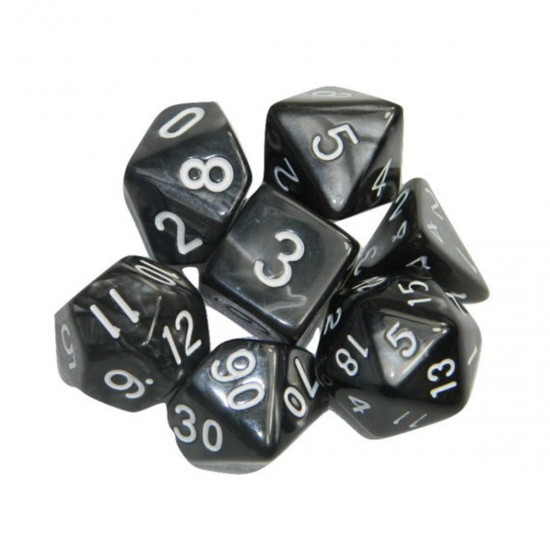 21 Pcs 3 Colrs Polyhedral Dice Sets Multisided Dice Role Playing Game Dice Gadget