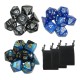 21 Pcs 3 Colrs Polyhedral Dice Sets Multisided Dice Role Playing Game Dice Gadget