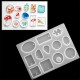 213pcs Resin Casting Mold Kit Silicone For Necklace DIY Jewelry Pendant Craft Making Gadget