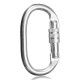 25KN Carabiner Buckle Mountain Clambing Lock Safe Quick O-Ring Tool